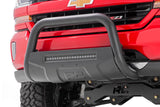 Toyota 05-15 Tacoma Bull Bar w/LED Light Bar Black Rough Country