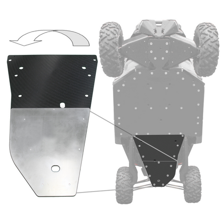 Can-Am Maverick X3 UHMW Skid Plate - Factory UTV