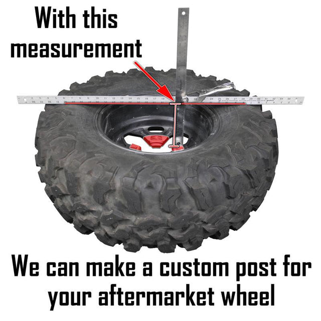 Polaris RZR Turbo R Dual Clamp Spare Tire Mount - Factory UTV