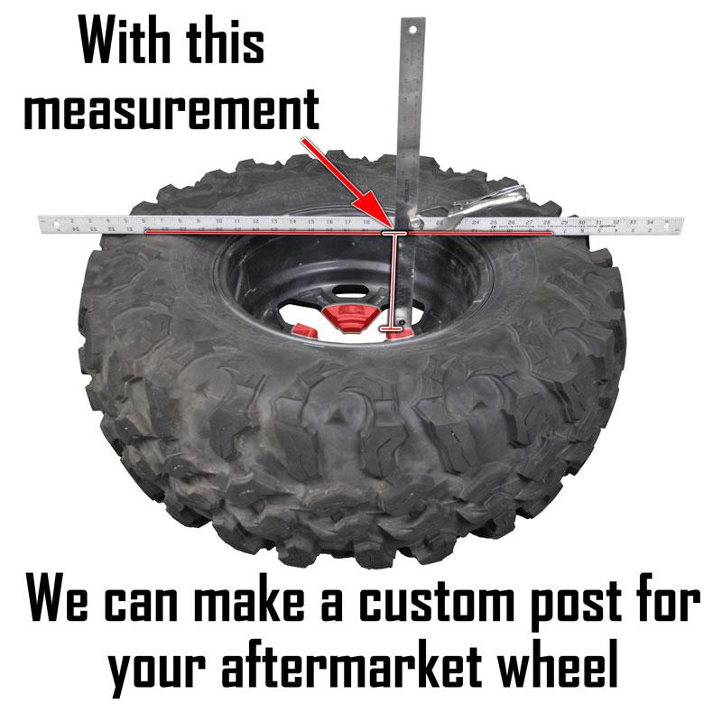 Polaris RZR XP Turbo S Dual Clamp Spare Tire Mount - Factory UTV