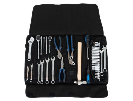 CAN-AM ROLL-UP TOOL BAG WITH 35PC TOOL KIT
