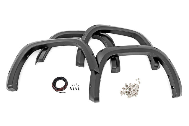 Traditional Pocket Fender Flares Flat Black Toyota Tundra 2WD/4WD (22-23) Rough Country