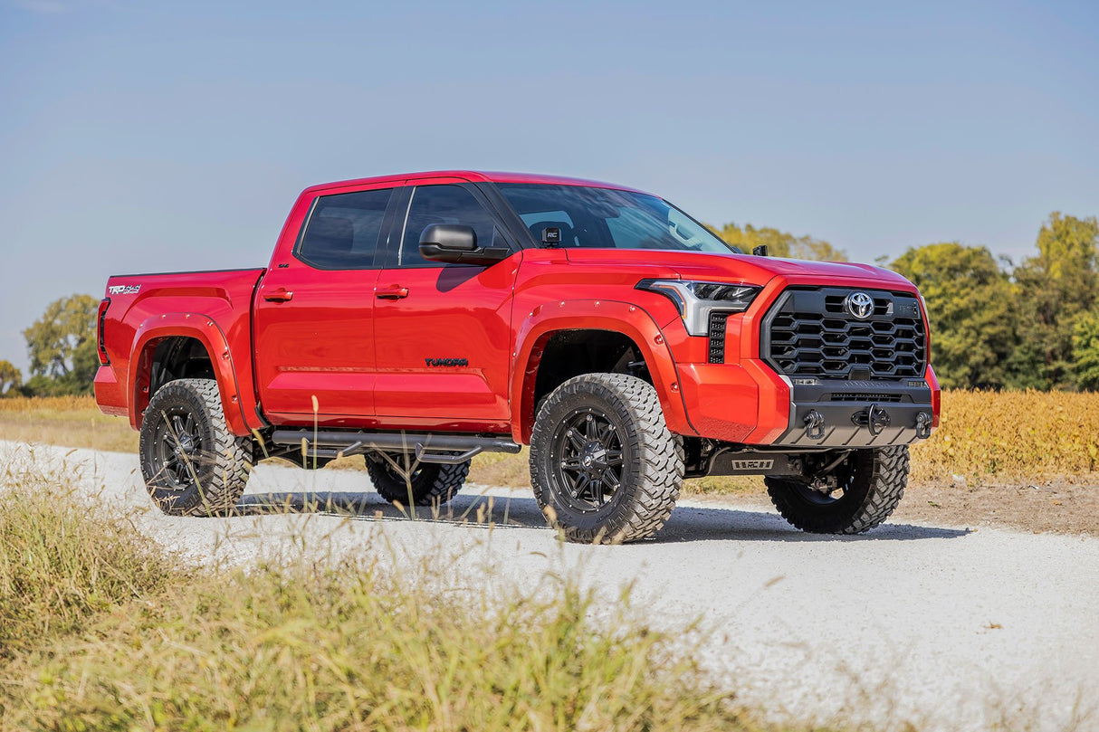 Traditional Pocket Fender Flares Flat Black Toyota Tundra 2WD/4WD (22-23) Rough Country