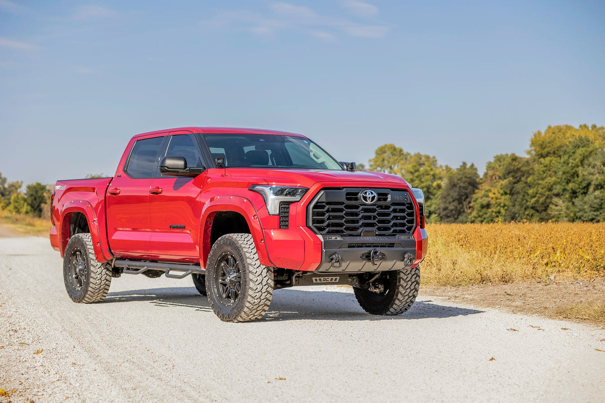 Traditional Pocket Fender Flares Gloss Black Toyota Tundra 2WD/4WD (22-23) Rough Country