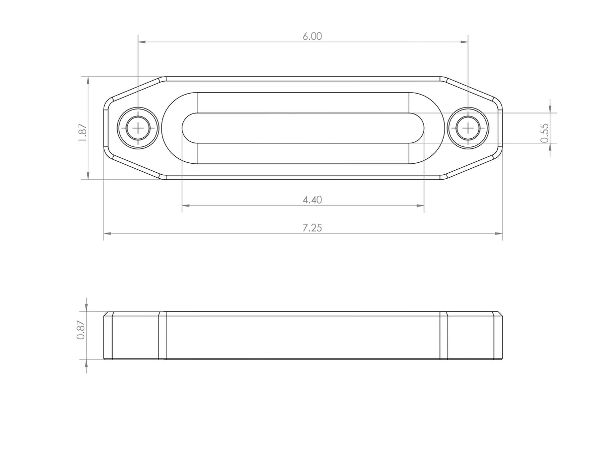 Billet Aluminum Winch Fairlead - Factory UTV