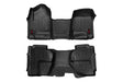 Heavy Duty Floor Mats Front/Rear W/Center 14-19 Silverado/Sierra 1500/2500 HD/3500 HD Double Cab Rough Country