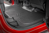 Heavy Duty Floor Mats Front/Rear-19-20 RAM 1500 Crew Cab Full Console w/Rear Under Seat Storage Rough Country