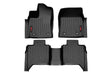 Floor Mats Front Row  and Rear Row CrewMax Toyota Tundra 2WD/4WD (22-23) Rough Country