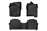 Heavy Duty Floor Mats Front/Rear-08-20 Nissan Frontier Crew Cab Rough Country