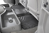 Heavy Duty Floor Mats Front/Rear-08-20 Nissan Frontier Crew Cab Rough Country