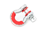 D-Ring Isolators Rough Country Logo Polyurethane Red Pair Rough Country