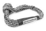 Soft Shackle Rope 7/16 Inch Diameter 34,000 LB Breaking Strength Gray Rough Country