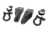 Toyota Tow Hook to Shackle Conversion Kit w/Bull Bar Support & Standard D-Rings 07-20 Tundra Rough Country