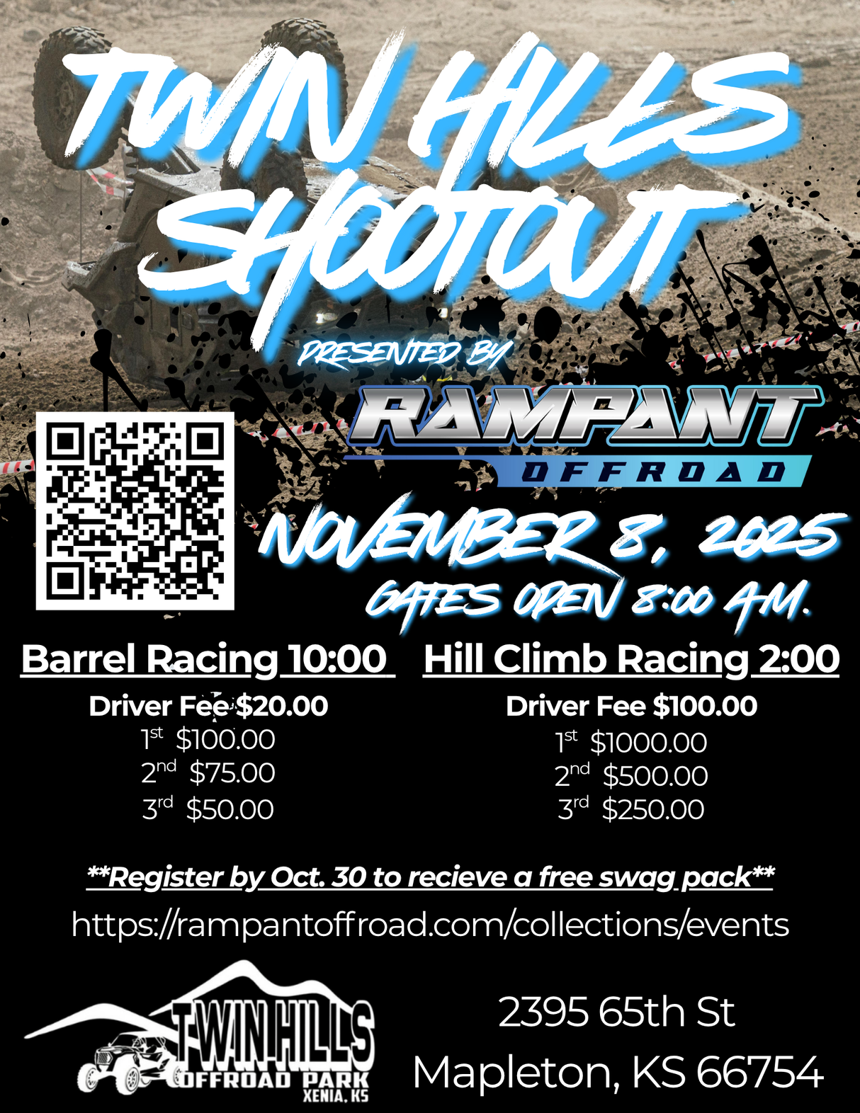 Twin Hills Shootout - Hill Climb / Knockout Entry