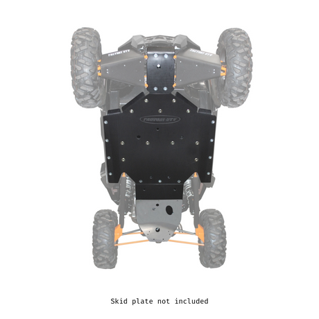 Polaris RZR XP 1000 & XP Turbo X-Brace for UHMW Skid Plate - Factory UTV