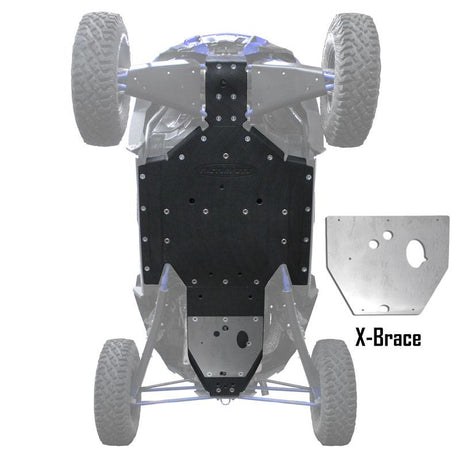 Polaris RZR XP 900 UHMW Skid Plate - Factory UTV