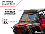 HONDA TALON 1000 GLASS WINDSHIELD